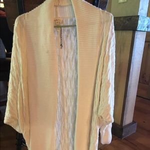 Matilda Jane size XS cream cardigan. Worn once.